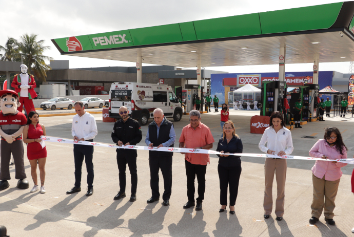 GRUPO GAREL inaugura en Altamira, nueva estación de servicio PEMEX operada por
												NEXUM