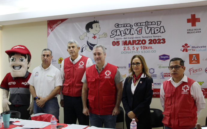 Rueda de prensa 10ª edición de la carrera “Corre, camina y salva una vida” de la Cruz Roja